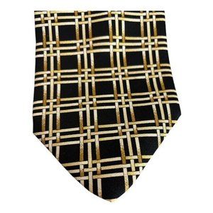 Paul Fredrick Men's Neck Tie Italian Silk Hand Tailored 56" L 3.75' W US Made